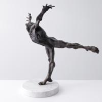 John Silk Deckard UNTITLED (Flying Man) Bronze Sculpture, 31H - Sold for $1,664 on 10-10-2026 (Lot 490).jpg